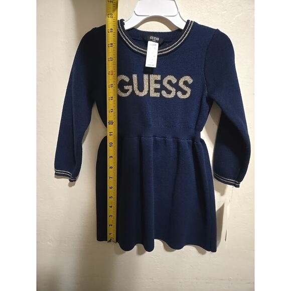 Kids Fashion - GUESS KIDS - Girls Blue Fashion Dress Size 2T Nearly New - Picture 7 of 9